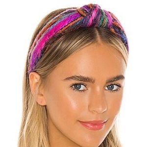 LELE SADOUGHI Mixed Yarn Knotted Headband, New, Sunset